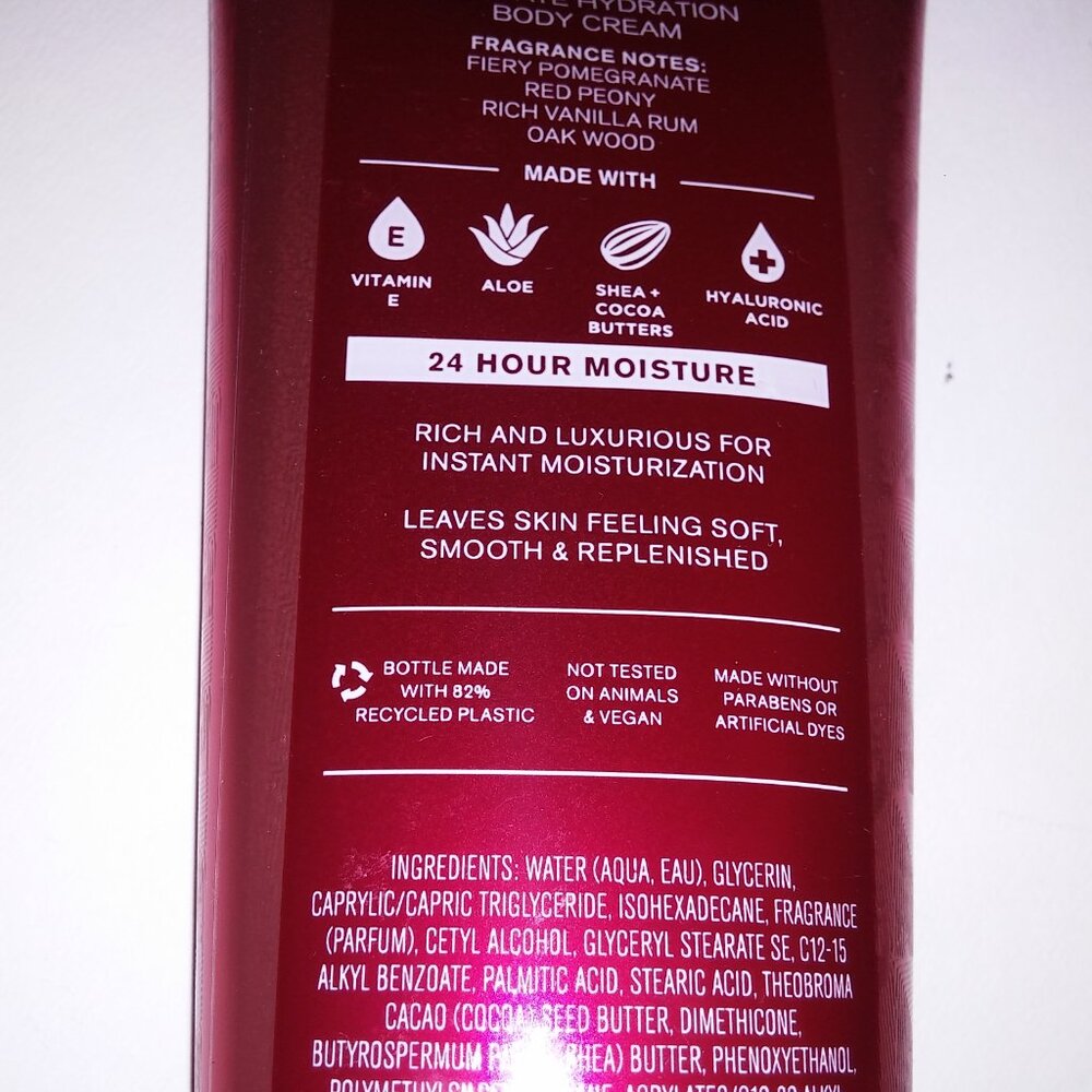 Set of 3 Bath and Body Works Cream Lotion Forever Red Ultimate Hydration Shea Bu - Picture 6 of 12